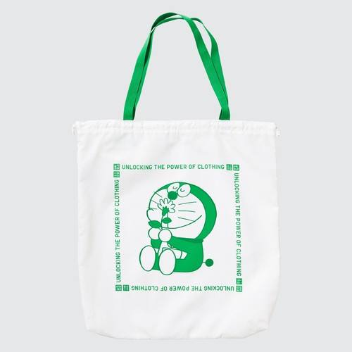 Doraemon UT Переработанная карманная сумка Белого цвета