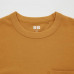 Детская хлопчатобумажная футболка с круглым вырезом Uniqlo U AIRism (сезон 2021) Черный