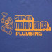Kids The Super Mario Bros. Футболка с графическим изображением фильма UT Синяя