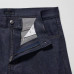 Джинсы Slim Fit с эластичной резинкой по низу Темно-синего цвета